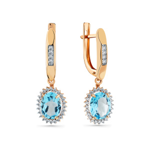 Серьги 02-3-594-1301-011 (Au 585)