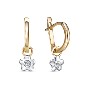 Серьги 2450807 1 1 1 (Au 585)