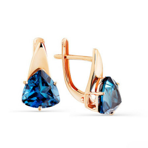 Серьги 02-3-128-1100-010 (Au 585)