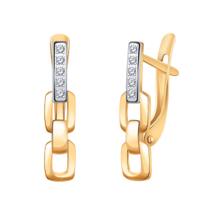 Серьги 21312 (Au 585)