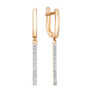 Серьги 122635 (Au 585)