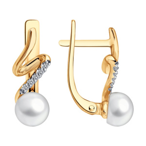 Серьги 792498 (Au 585)