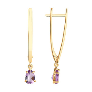 Серьги 728655 (Au 585)