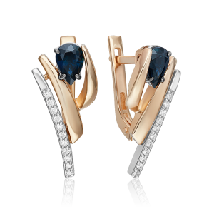 Серьги 02-5243-00-105-1111 №23 3 (Au 585)