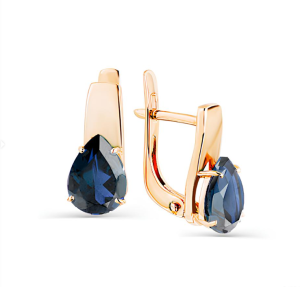 Серьги 02-3-121-1100-010 (Au 585)