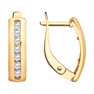 Серьги 028504 (Au 585)