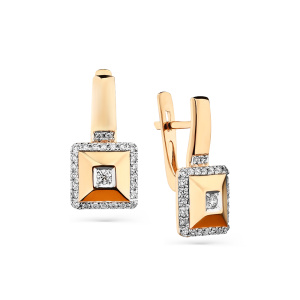 Серьги 2-108333-00-00 (Au 585)