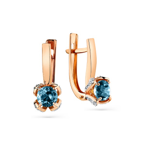 Серьги 02-3-426-1101-011 (Au 585)