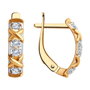 Серьги 0200132 (Au 585)