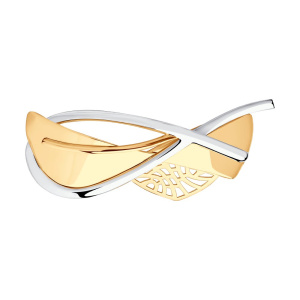 Брошь 040310 (Au 585)