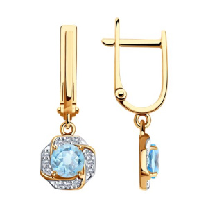 Серьги 728188 (Au 585)