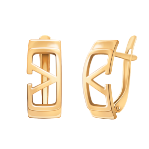 Серьги 21267 (Au 585)