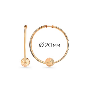 Серьги 002-0758-0000-010 (Au 585)