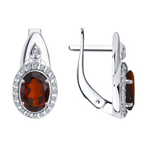 Серьги 92021685 (Ag 925)