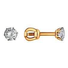 Серьги 2125401010 (Au 585)