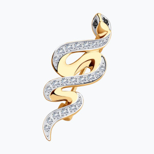 Брошь 040328 (Au 585)