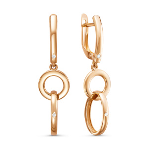 Серьги 122458 (Au 585)