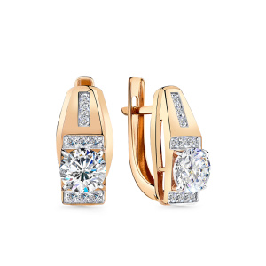 Серьги 002-0833-0001-011 (Au 585)