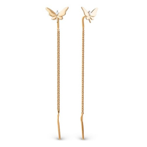 Серьги 033652-1102 (Au 585)