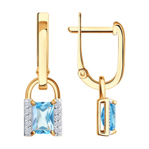 Серьги 51-321-00916-2 (Au 585)