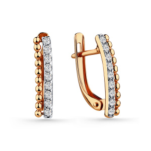 Серьги 002-0646-0001-011 (Au 585)