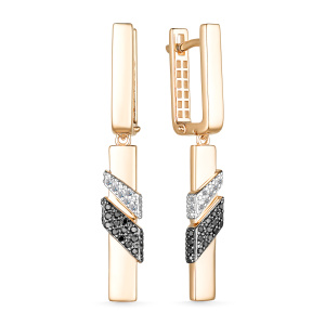 Серьги 25690-113 (Au 585)