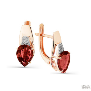 Серьги 02-3-132-0301-011 (Au 585)