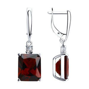 Серьги 92021425 (Ag 925)