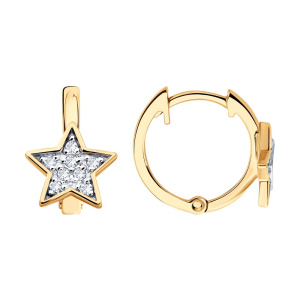 Серьги 0200653 (Au 585)