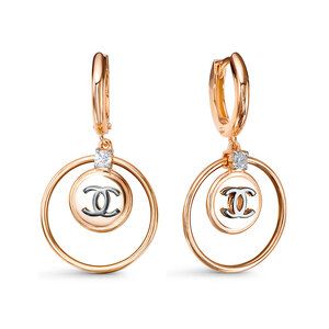 Серьги 1205918 (Au 585)