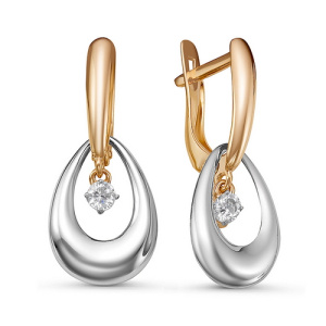 Серьги 127485 (Au 585)