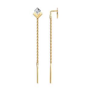 Серьги 027997 (Au 585)