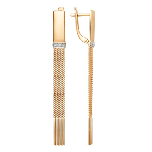 Серьги 016342-1102 (Au 585)