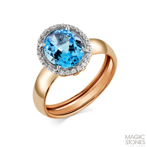 Кольцо 01-2-396-1301-011 (Au 585)