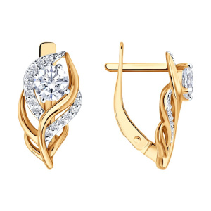 Серьги 0200801 (Au 585)