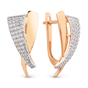 Серьги 031952-1102 (Au 585)