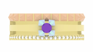 Кольцо 1-109224-70-02 (Au 585)