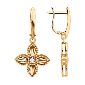 Серьги 51-121-02984-2 (Au 585)