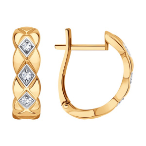 Серьги 51-120-00186-1 (Au 585)