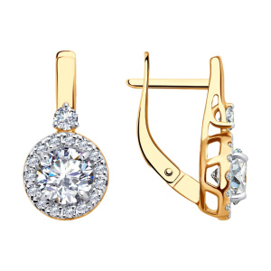 Серьги 0200405 (Au 585)