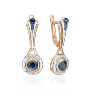 Серьги 02-5231-00-105-1111 №23 3 (Au 585)