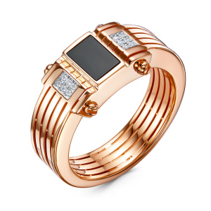 Кольцо 040032ч (Au 585)