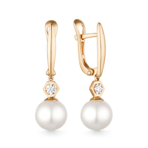 Серьги 21803124 (Au 585)