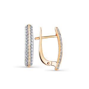 Серьги 002-0032-0001-011 (Au 585)