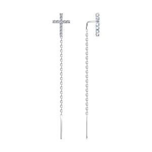 Серьги 94026504 (Ag 925)