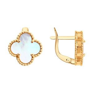 Серьги 729120 (Au 585)