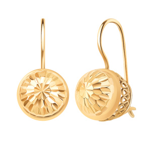 Серьги 2007А-3 (Au 585)