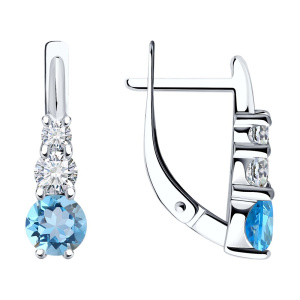 Серьги 92022820 (Ag 925)