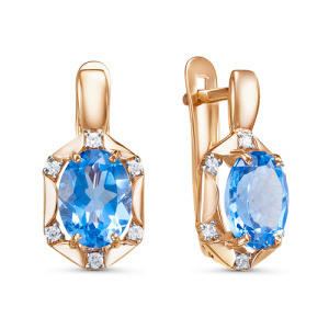 Серьги 2437008 1 6 1 (Au 585)