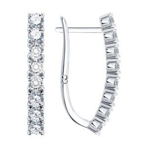 Серьги 94027645-91 (Ag 925)